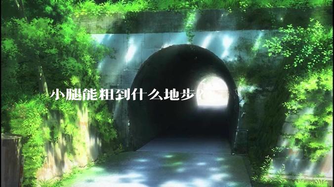 小腿能粗到什么地步？