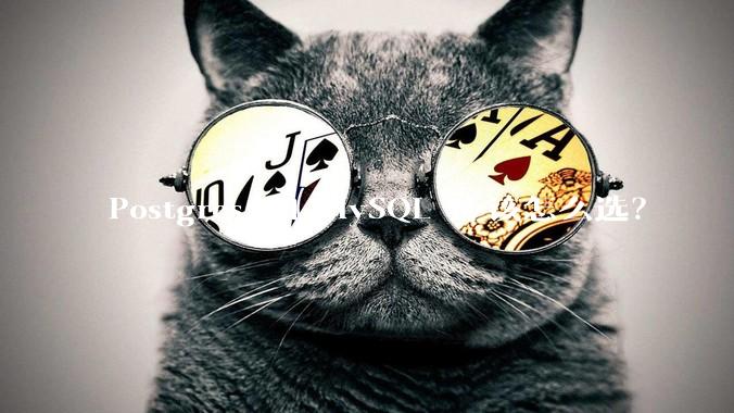 Postgres 和 MySQL 应该怎么选？